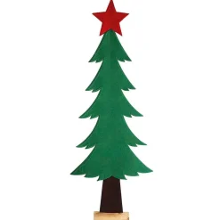 Hot DecoWoerner Deko-Tannenbaum Filz 122 Cm grün