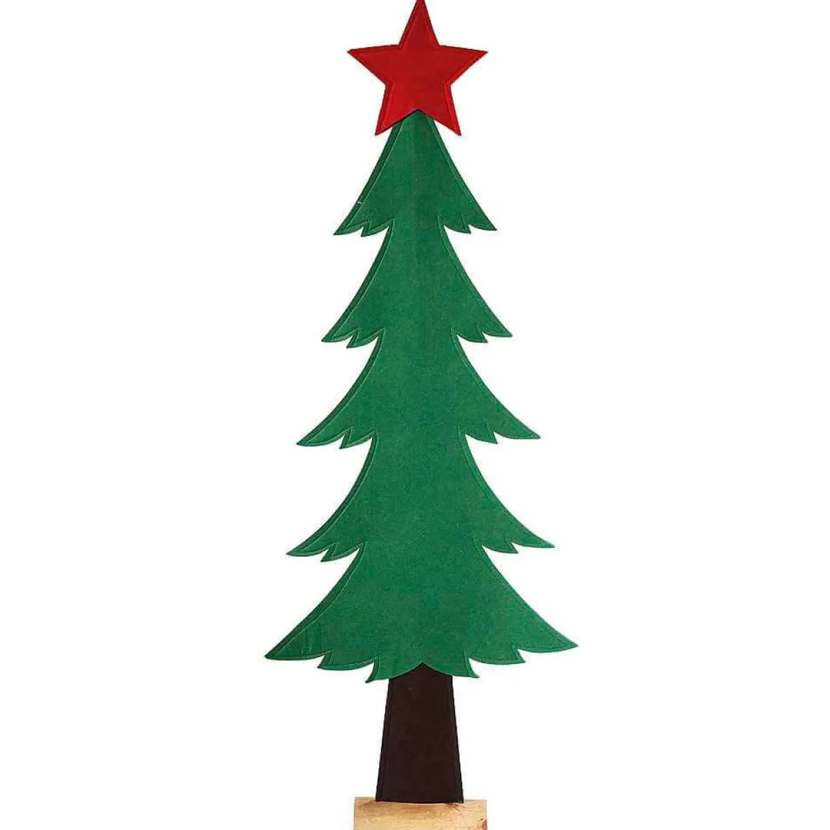 Hot DecoWoerner Deko-Tannenbaum Filz 122 Cm grün