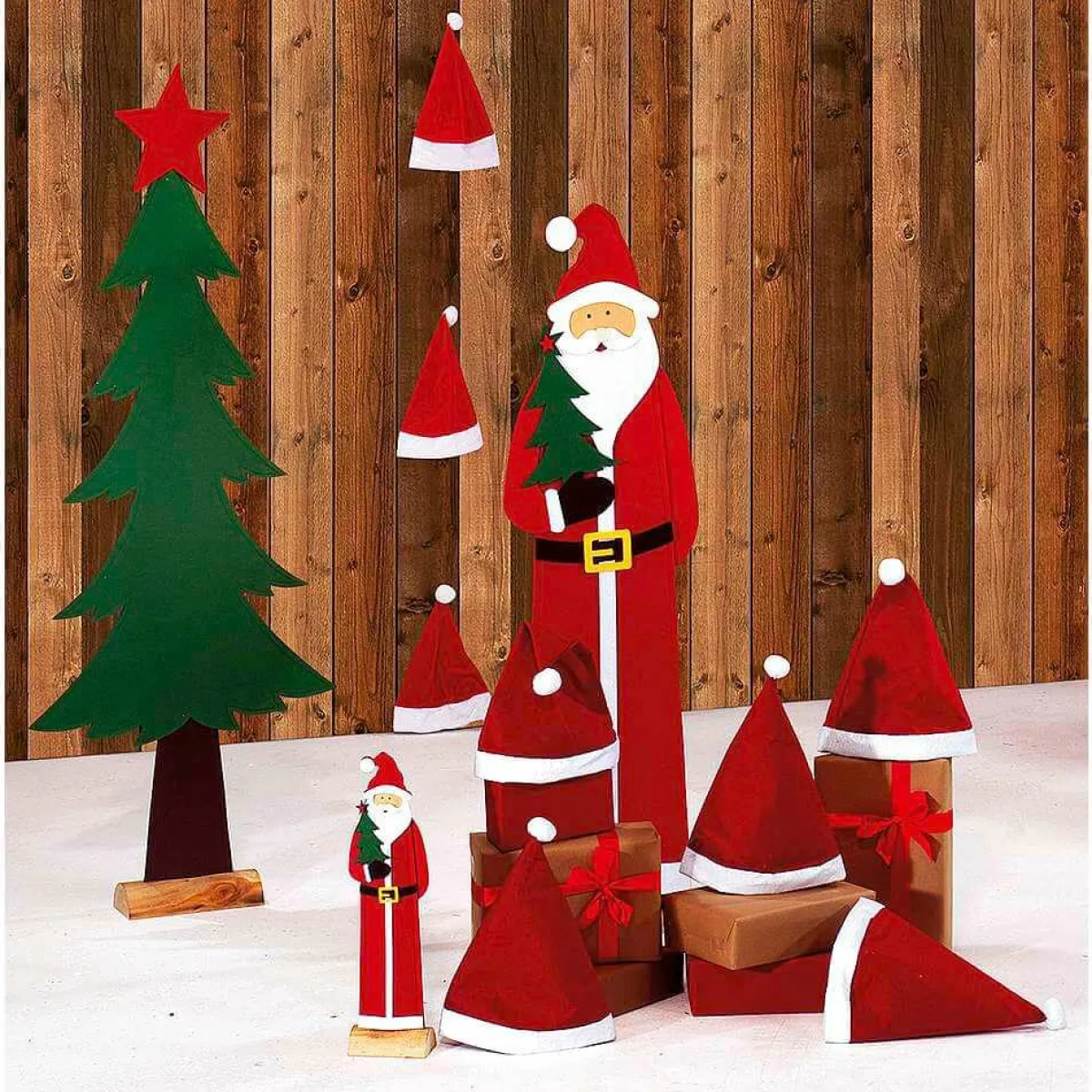 Hot DecoWoerner Deko-Tannenbaum Filz 122 Cm grün