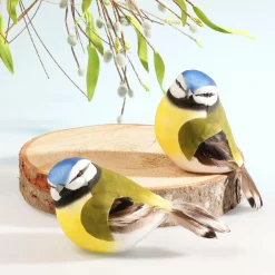 Sale DecoWoerner Dekovogel Grün Gelb 19 Cm blau