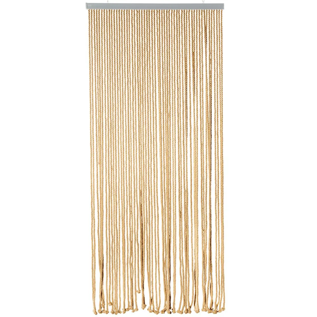 Online DecoWoerner Dekovorhang "Seile" 200 Cm Beige