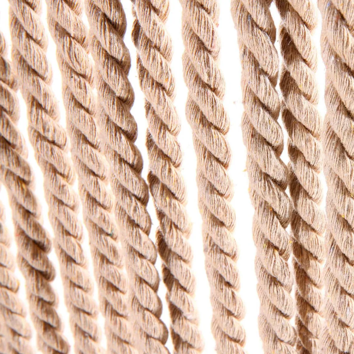 Online DecoWoerner Dekovorhang "Seile" 200 Cm Beige