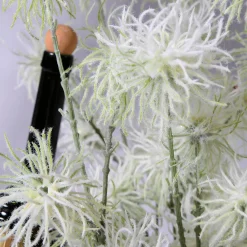 Online DecoWoerner Dekozweig Clematis-Fruchtstand 87 Cm weiß