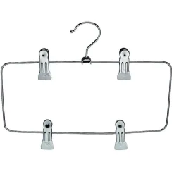 Online DecoWoerner Dessous-Klammerbügel, 4 Klammern silber
