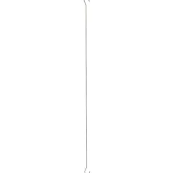 New DecoWoerner Doppel Universalhaken, 75 Cm Lang, 25 Stück silber