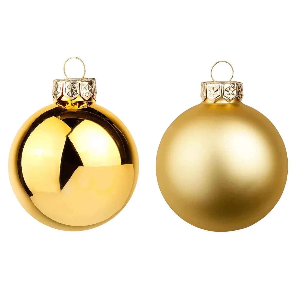 Sale DecoWoerner Dunkelene Weihnachtskugeln Aus Glas 6 Cm Ø – 24 Stück gold