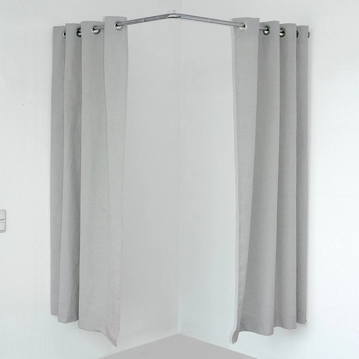 Hot DecoWoerner Eck-Hängekabine Chrom silber