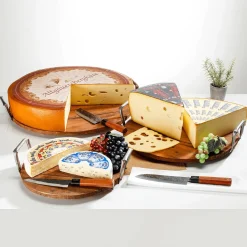 Clearance DecoWoerner Edamer-Käse-Scheibe -Lebensmittel-Attrappe , 18 Cm gelb