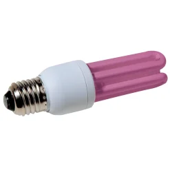 DecoWoerner Energiesparlampe rosa