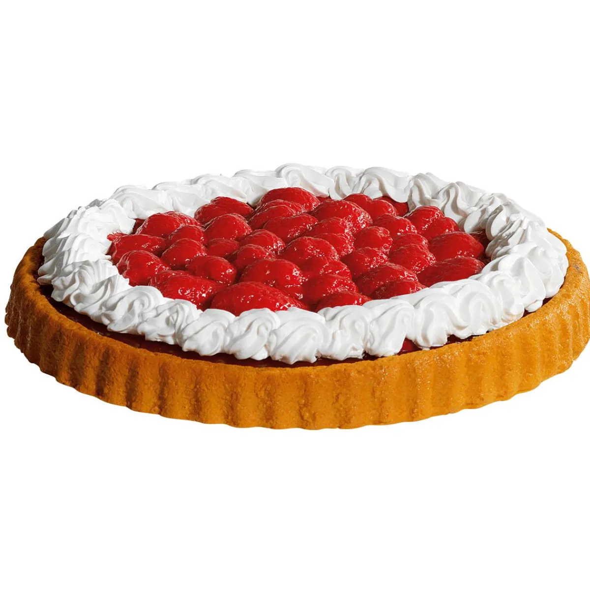 Online DecoWoerner Erdbeerkuchen Lebensmittel-Attrappe 27 Cm Ø rot