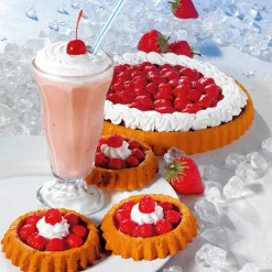 Online DecoWoerner Erdbeerkuchen Lebensmittel-Attrappe 27 Cm Ø rot