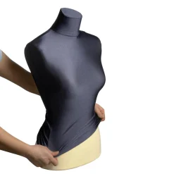 New DecoWoerner Ersatzbezug Für Damen-Schneiderbüste, Anthrazit Grau