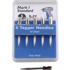 Best DecoWoerner Ersatznadel Banok Mark I Standard, 5 Stück silber