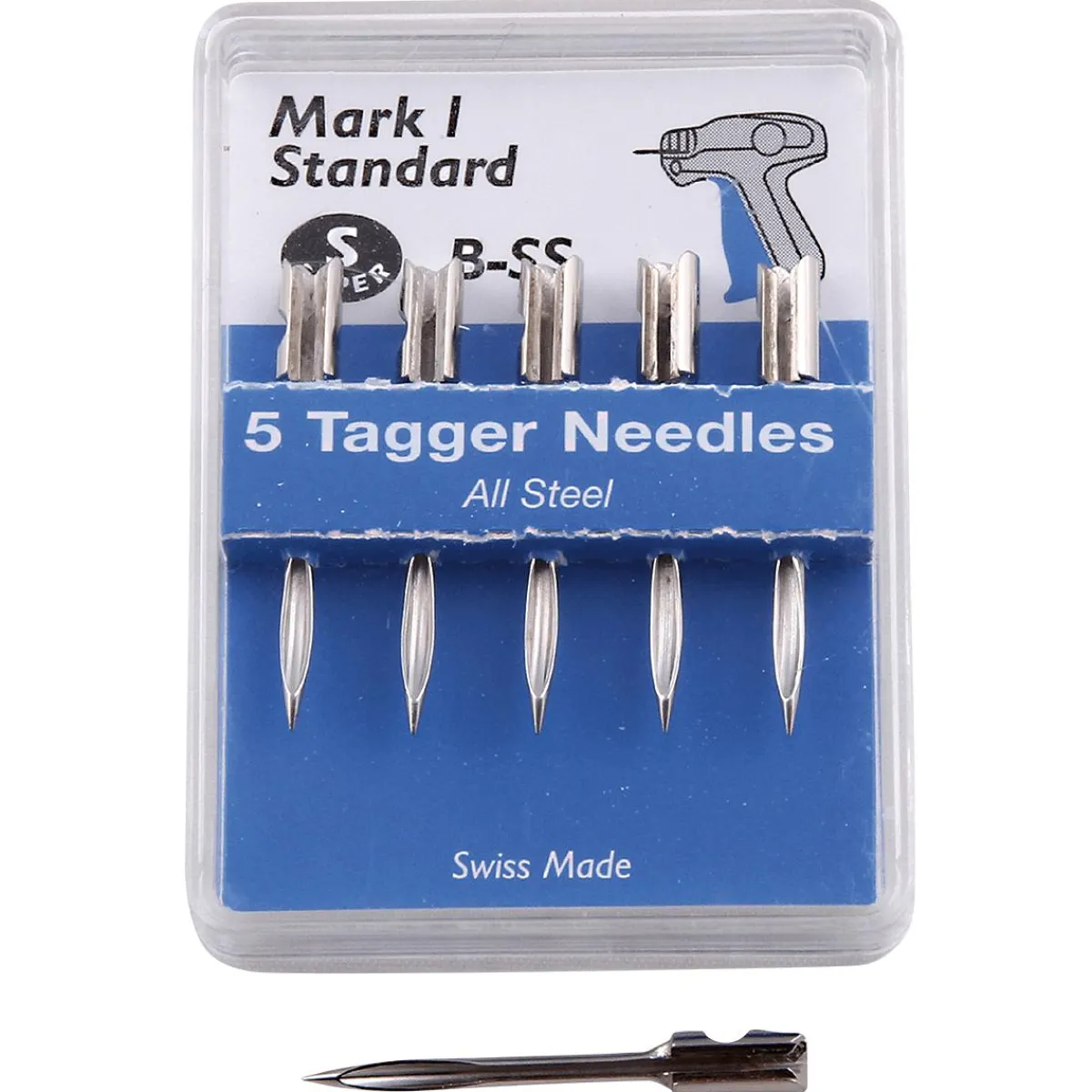 Best DecoWoerner Ersatznadel Banok Mark I Standard, 5 Stück silber