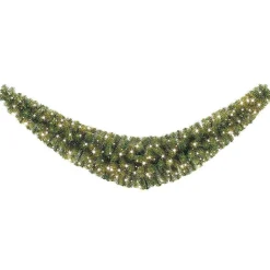 Discount DecoWoerner Facongirlande Standard Mit LED, 180 Cm, 35 Cm Ø grün