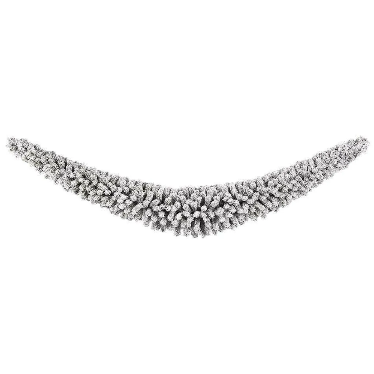 Outlet DecoWoerner Facon-Tannengirlande Beflockt 270 Cm, 40 Cm Ø weiß