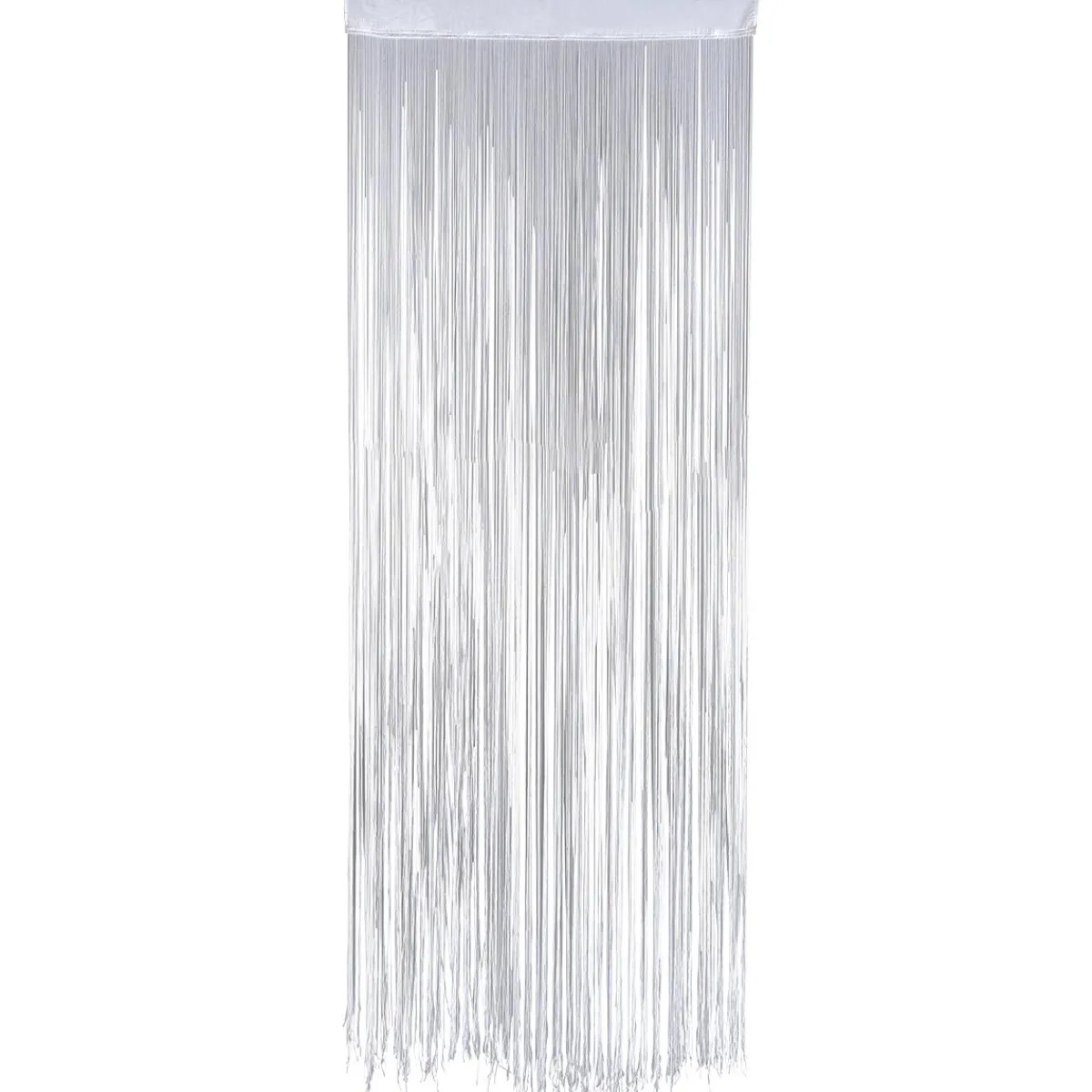 Outlet DecoWoerner Fadenvorhang , 200 X 90 Cm weiß
