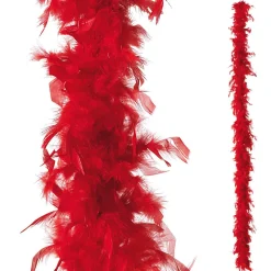 Clearance DecoWoerner Federboa, , 180 Cm rot