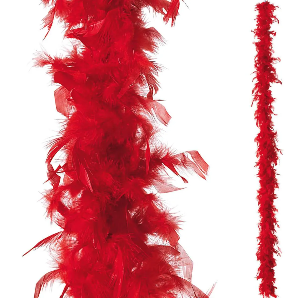 Clearance DecoWoerner Federboa, , 180 Cm rot