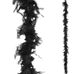 Online DecoWoerner Federboa, , 180 Cm schwarz