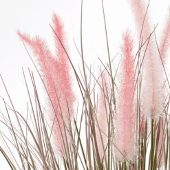 Discount DecoWoerner Feines Deko-Federborstengras In Silber- Im Edlen Zinktopf 70 Cm rosa