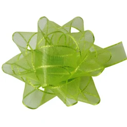 Discount DecoWoerner Fertigschleifen, 8 Cm Ø, Hell, 35 Stück grün