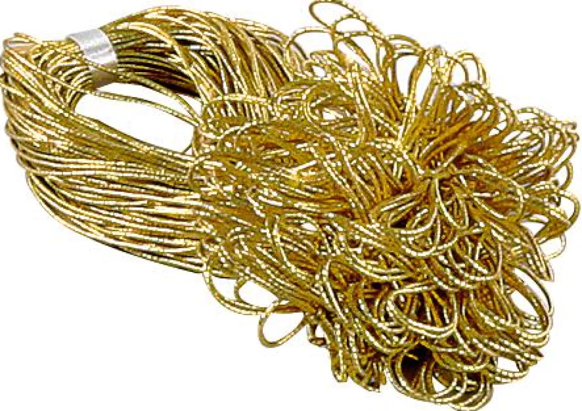 New DecoWoerner Fertigschleifen 40 Cm, 100 Stück gold