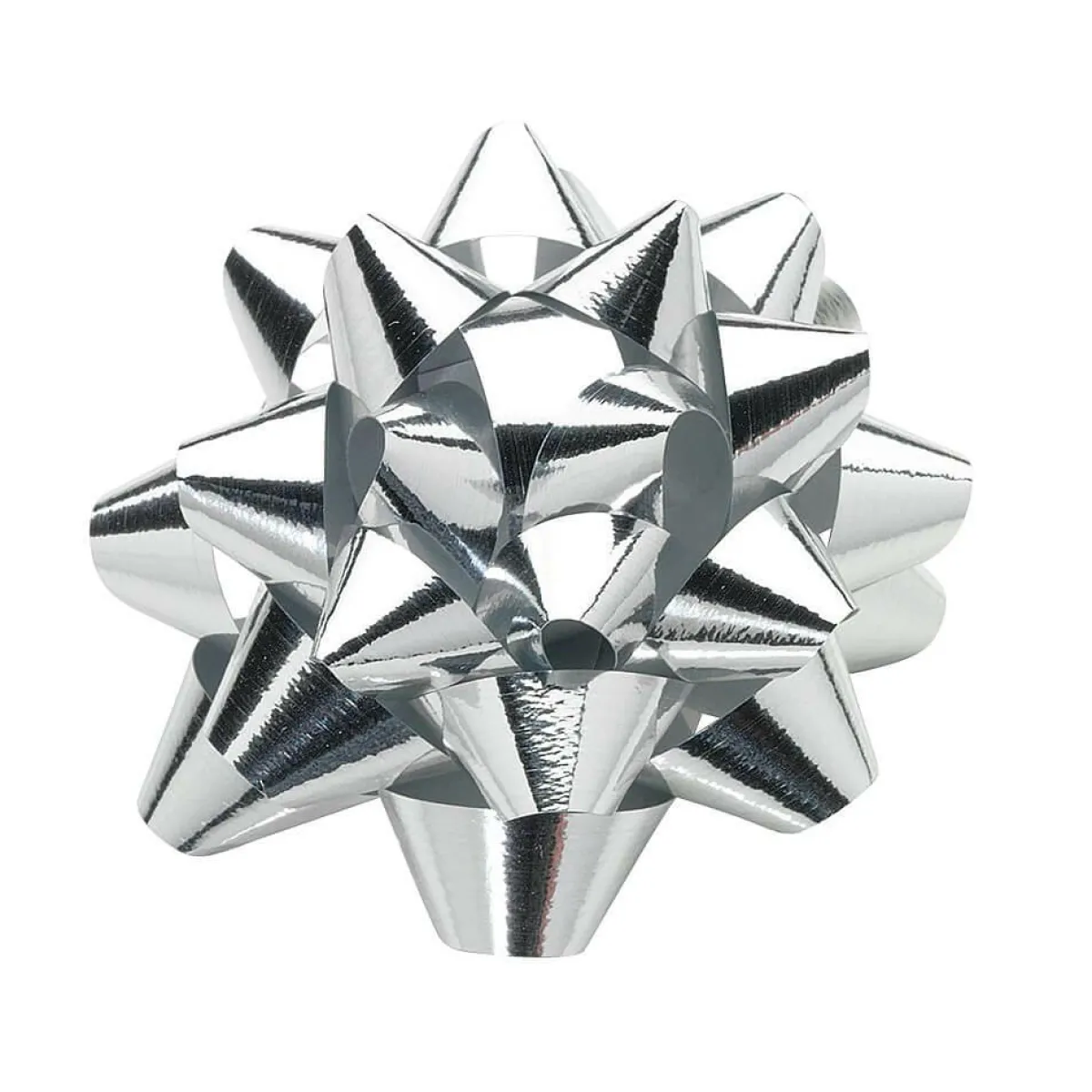 New DecoWoerner Fertigschleifen Zum Kleben 6 Cm Ø, 25 Stück silber