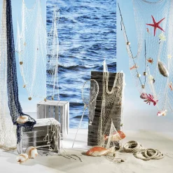 Clearance DecoWoerner Fischernetz Mit Schwimmern 150 X 100 Cm braun