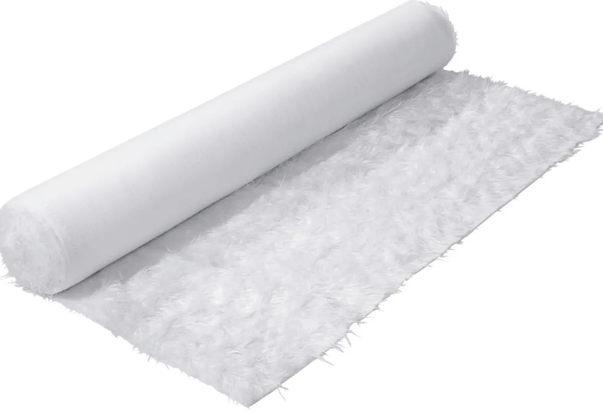 DecoWoerner Flokati Langhaarfell, , 145 Cm weiß