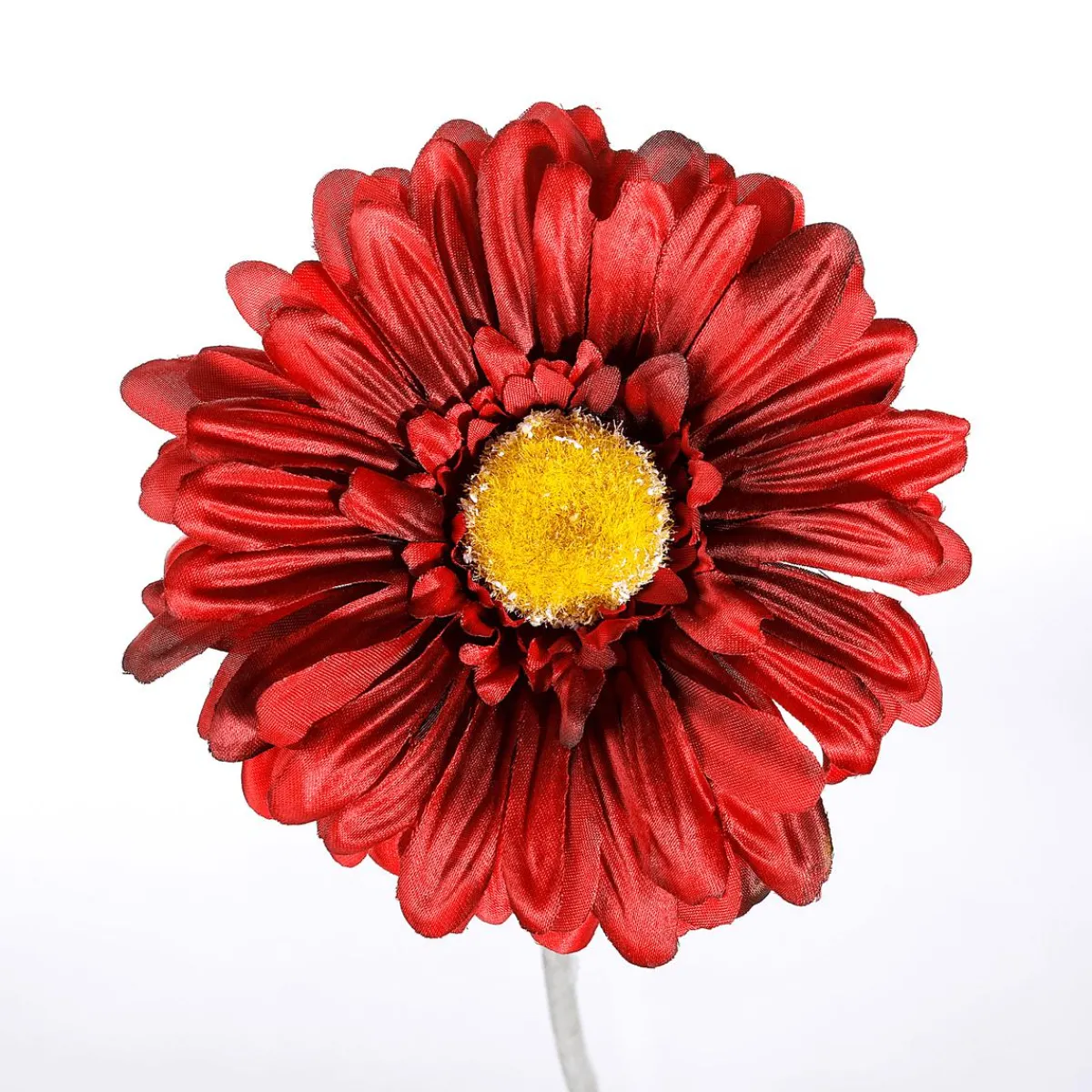 DecoWoerner Gerbera-Kunstblumen , Pack à 2 Stück rot