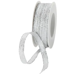 Hot DecoWoerner Geschenkband "Glamour" 10 Mm, 25 M, silber