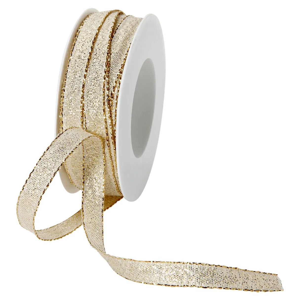 Clearance DecoWoerner Geschenkband "Glamour" 10 Mm X 20 M gold