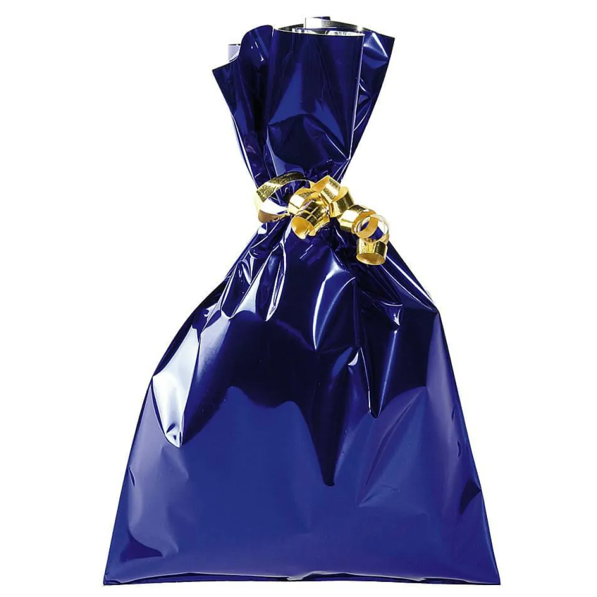 DecoWoerner Geschenkbeutel, Glänzend, , 15 X 25 Cm blau