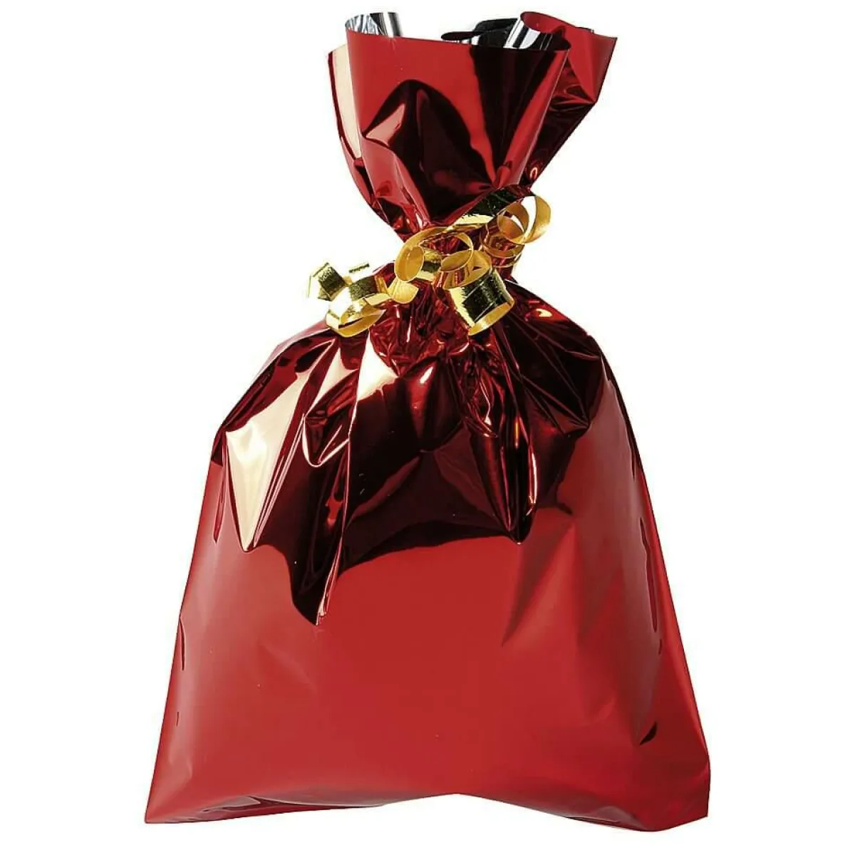 Discount DecoWoerner Geschenkbeutel, Glänzend, , 15 X 25 Cm rot