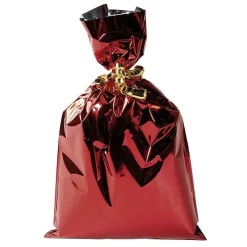 Clearance DecoWoerner Geschenkbeutel, Glänzend, , 20 X 35 Cm rot