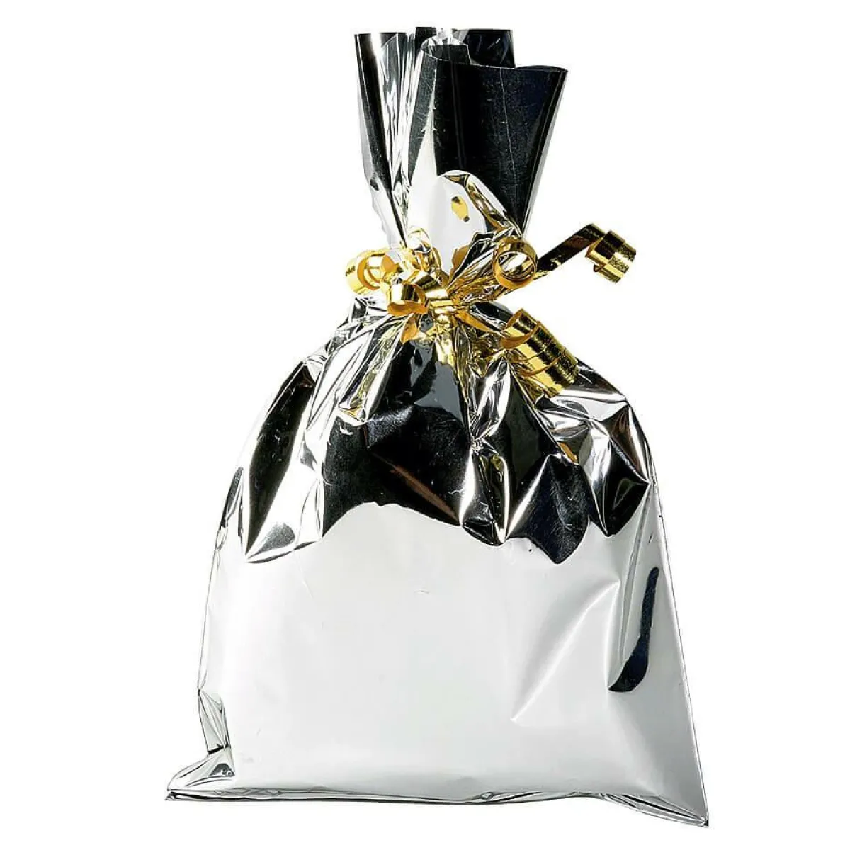 Best DecoWoerner Geschenkbeutel, Glänzend, , 15 X 25 Cm silber