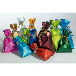 DecoWoerner Geschenkbeutel, Matt, Dunkel, 15 X 25 Cm grün