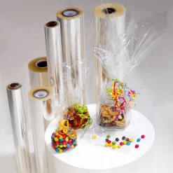 Clearance DecoWoerner Geschenkfolie 75 Cm, 50 M transparent