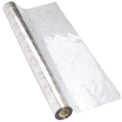 Online DecoWoerner Geschenkfolie Sterne 70 Cm, 100 M transparent