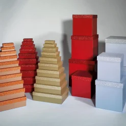 Outlet DecoWoerner Geschenkkartonage , 10tlg. gold