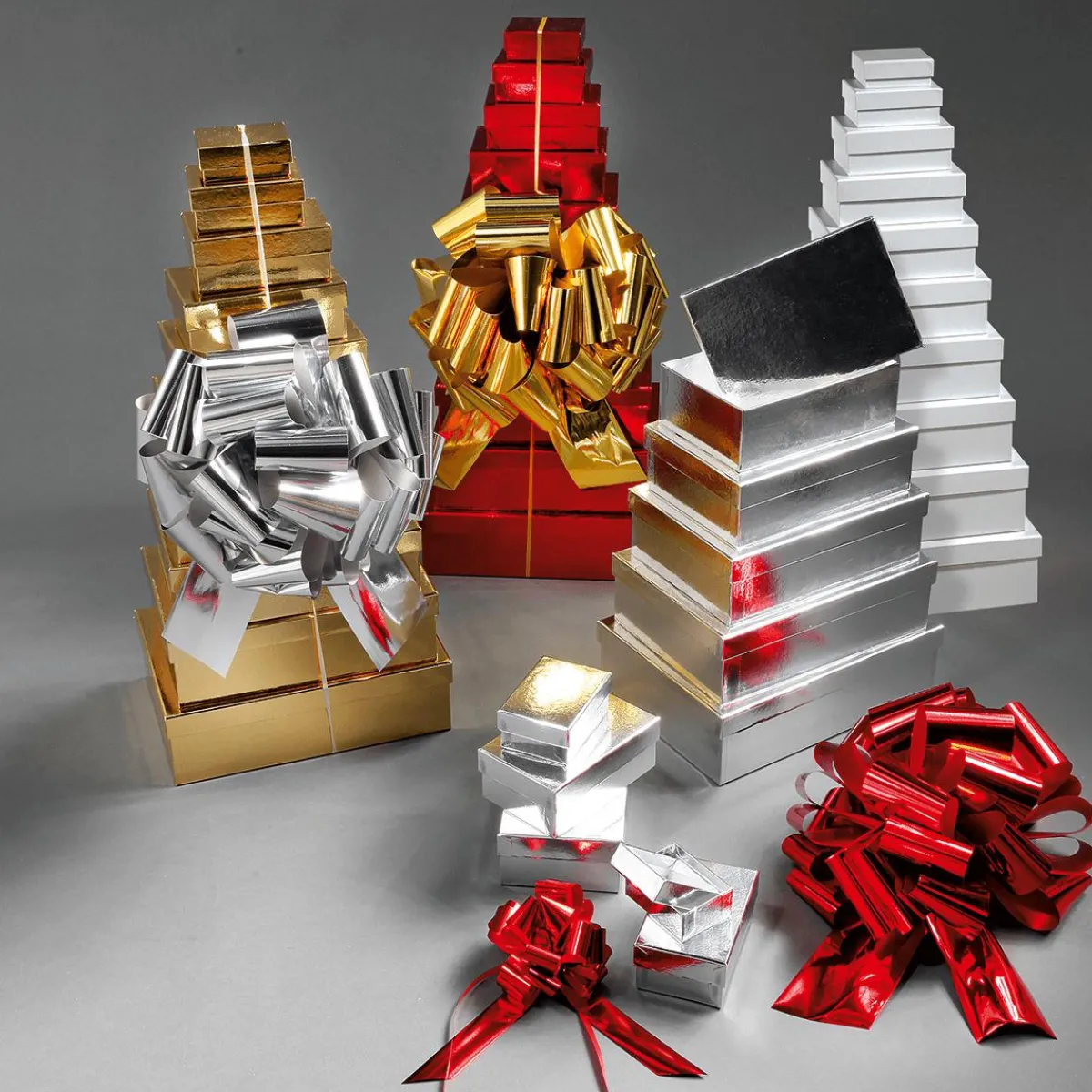 Outlet DecoWoerner Geschenkkartonage, , 10tlg. rot