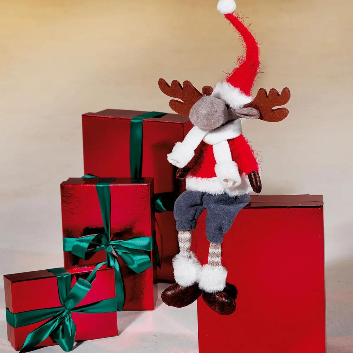 Outlet DecoWoerner Geschenkkartonage, , 10tlg. rot