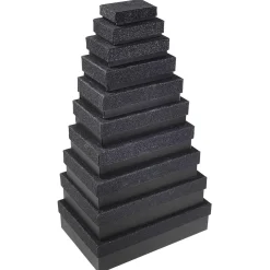 Sale DecoWoerner Geschenkkartonage , 10tlg. schwarz