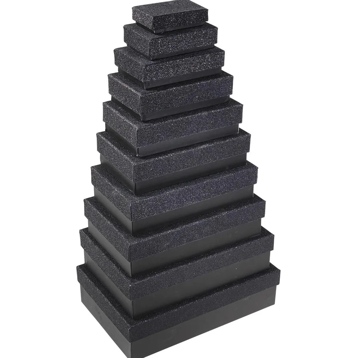 Sale DecoWoerner Geschenkkartonage , 10tlg. schwarz