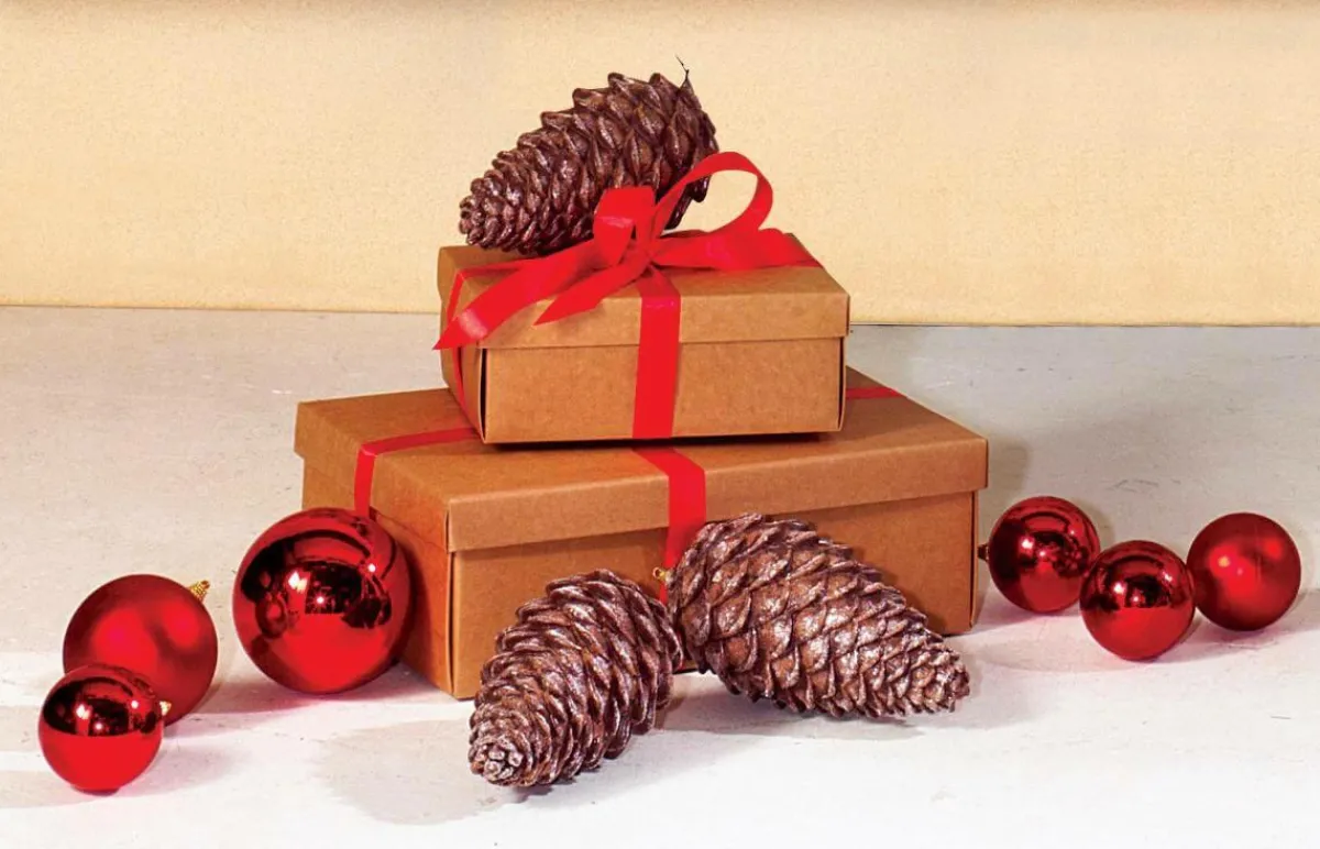 Discount DecoWoerner Geschenkkartons 38 X 26 X 13 Cm 10 Stück braun