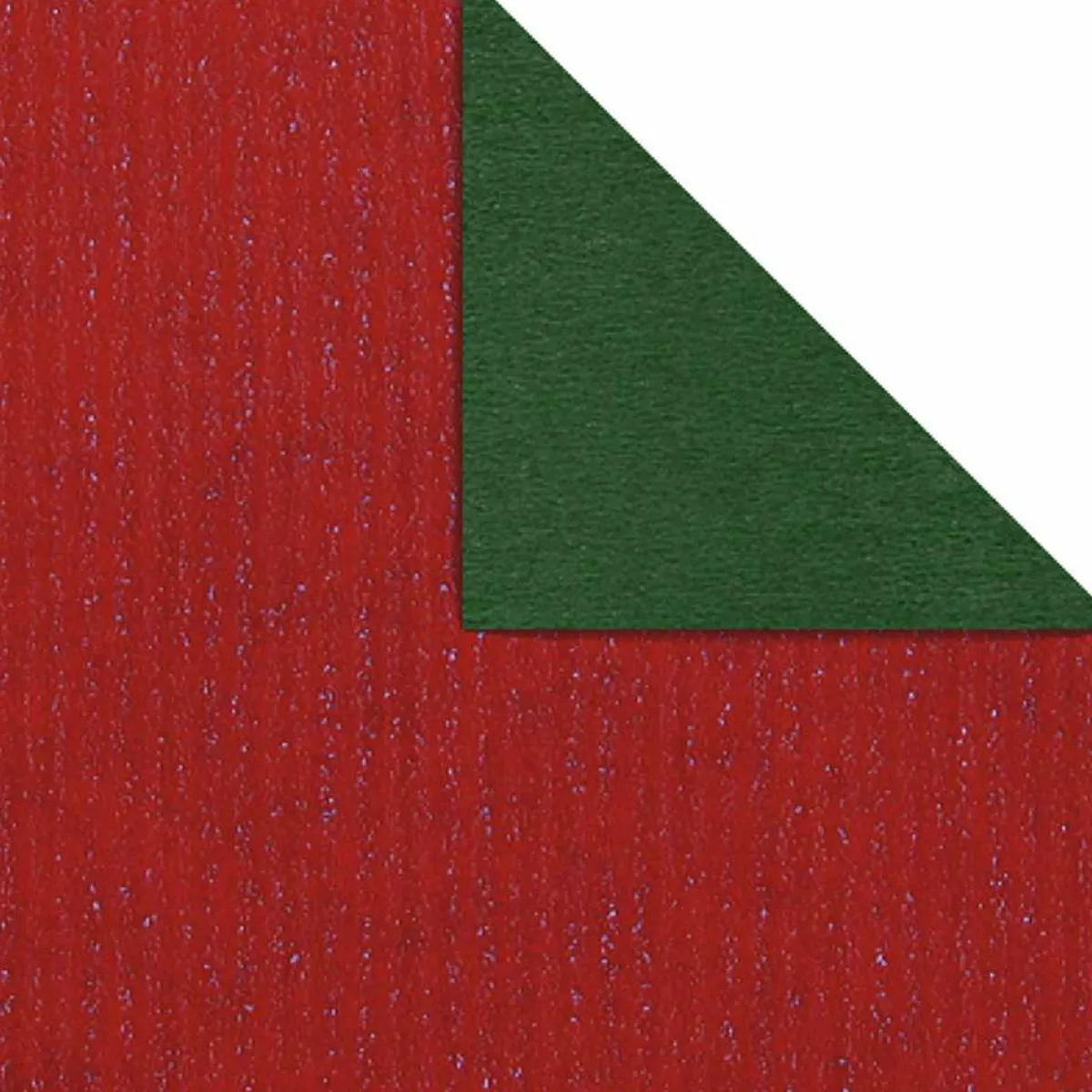Best DecoWoerner Geschenkpapier Bicolor Secare Rolle 50 Cm, 250 M, Dunkel Rot grün