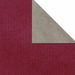 DecoWoerner Geschenkpapier Bicolor Secare Rolle 70 Cm, 250 M, Beere silber