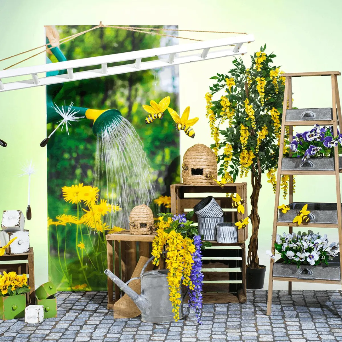 Sale DecoWoerner Gießkanne Aus Zink silber