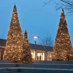 Clearance DecoWoerner Gigant Baum Mit LED Warm, Außen, 440 Cm grün